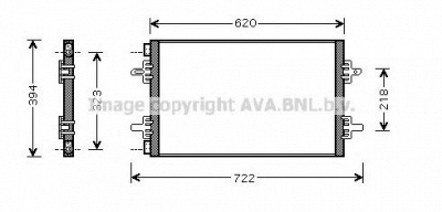AVA QUALITY COOLING rt5294 -  Конденсатор, кондиционер